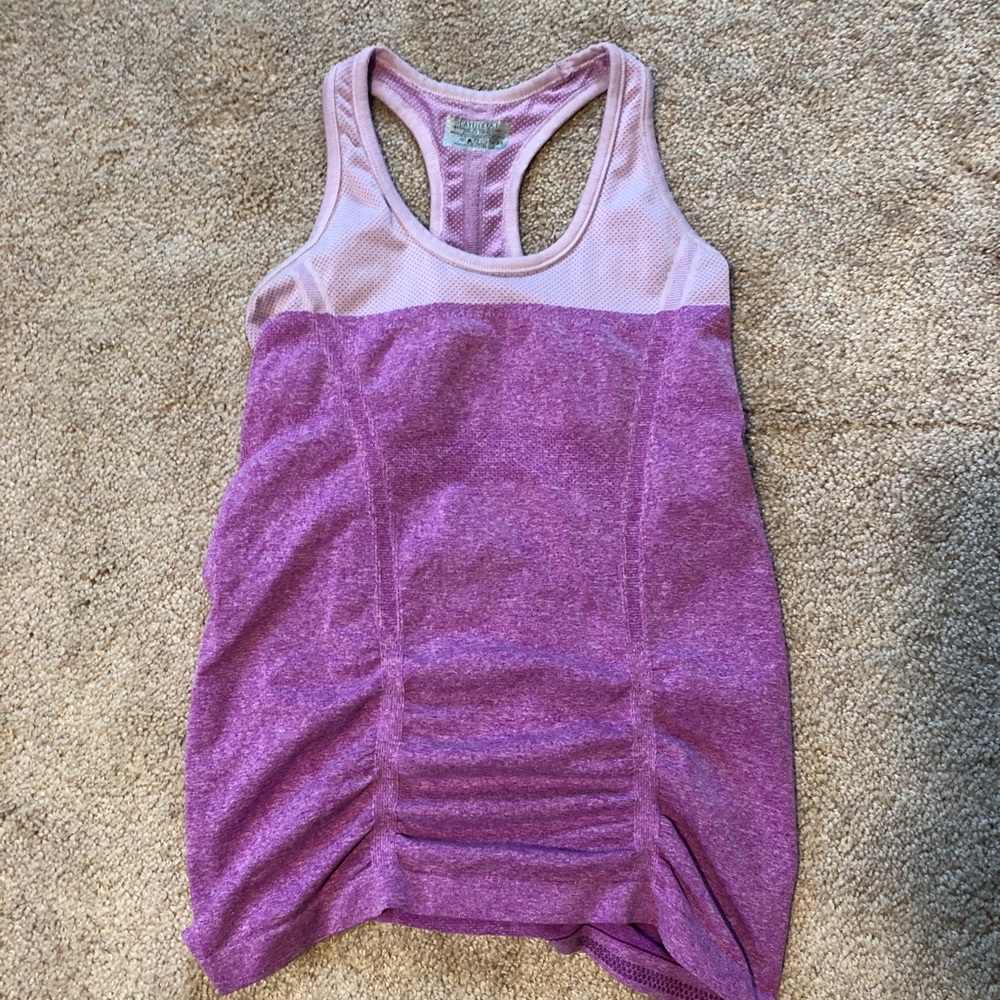 Athleta two tone pink workout tank